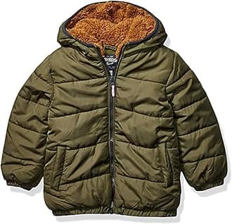 boys Heavyweight Winter Jacket With Sherpa Lining