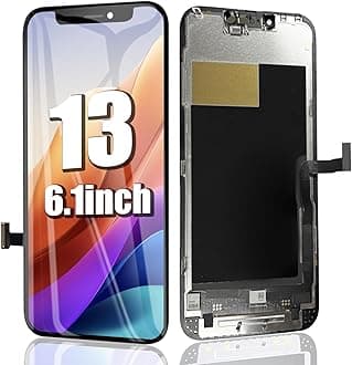 EFAITHFIX for iPhone 13 Screen Replacement 6.1 Inch LCD Screen 3D Touch Display Full HD Digitizer Frame Assembly Compatible with Model A2482,A2631,A2633,A2634,A2635 with Waterproof Adhesive (No Tools)