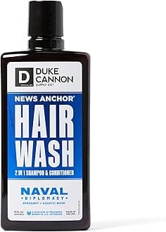 Duke Cannon News Anchor® 2-in-1 Hair Wash - Naval Diplomacy, 14 oz.