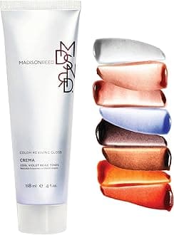Madison ReedColor Reviving Gloss, Crema - Blonde, Semi-Permanent Hair Dye, Enhances Hair Color & Corrects Tone, Adds Brilliant Shine, Keratin & Argan Oil, 4 Fl Oz (118 mL)