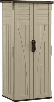 Suncast Mannington Vertical Shed 3x2 - Sand