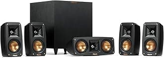 Klipsch Black Reference Theater Pack 5.1 Surround Sound System