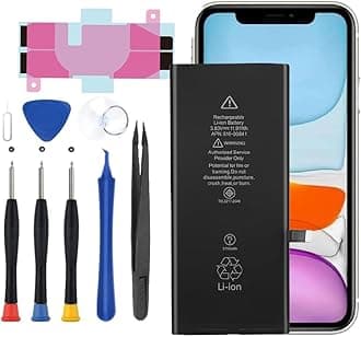 Battery for iPhone 11, Upgraded Phone 11 Battery Replacement Compatible with iPhone 11 A2111 A2221 A2223 with Professional Repair Tools Kit