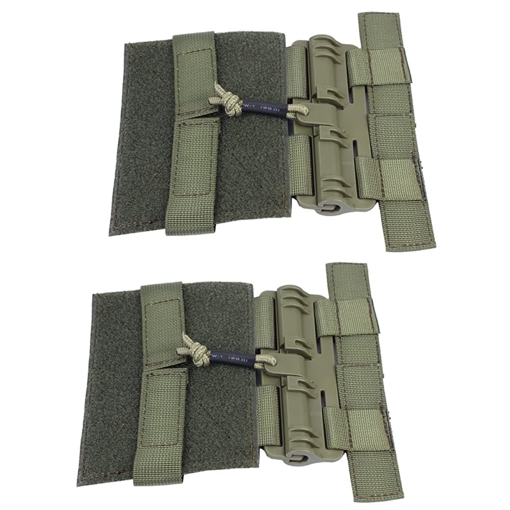 ROCOTACTICAL Quick Release Buckle Set,Single Point Molle Quick Disconnect Side Entry Conversion with Hoop and Loop for JPC CPC NCP XPC 420 Vest