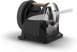 T-1 Kitchen Knife Sharpener in Carbon Black (UK Version) with Patented Angle Guide - State-of-The-Art Blade Sharpening for European&Japanese Style Kitchen Knives - Tailored for Home Cooks