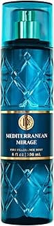 Bath and Body Fragrance Mist - Pack of 1 (Full Size - 8 OZ) (Mediterranean Mirage)