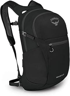Daylite Plus Commuter Backpack – Lightweight, Everyday Pack with Laptop Sleeve and Water Bottle Pockets – Ideal for Work, School, and Travel with Versatile Storage Options, Black