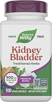 Kidney Bladder Premium Blend, Traditional Herbs Supplement, 900 mg per 2-Capsule Serving, Non-GMO Project Verified, Vegan, 100 Capsules (Packaging May Vary)
