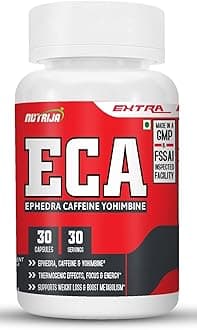 ECA - Ephedra, Caffeine & Yohimbine Stack - Servings - 30 Capsules