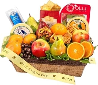 A Gift Inside Sympathy Sweet & Savory Farmstead Gift Basket