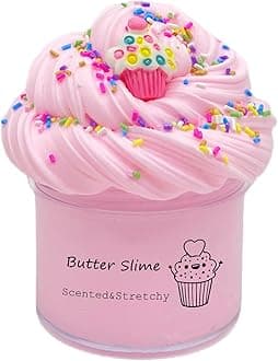Butter Cake Slime, Scented and Stretchy Sludge Toy, Party Favors, Prize, School Education, Birthday Gifts for Kids Girls Boys (200ml)