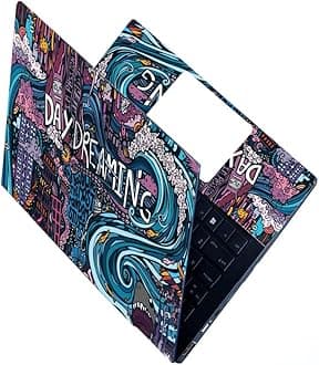 ANCIARY Full Laptop Skin Stickers HD Quality Sticker for Laptops Upto 15.6" Compatible with Apple/Dell/HP/Lenovo/Acer/Asus/Sony (Dustproof|Waterproof|Scratchproof|Reusable) - Day Dreaming FL