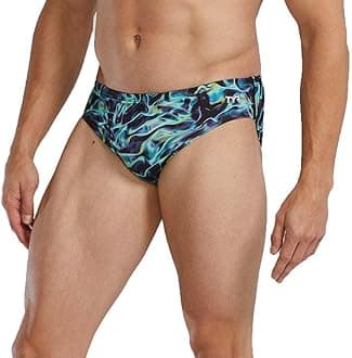 TYR Men's Durafast Elite Racer Brief Swimsuit