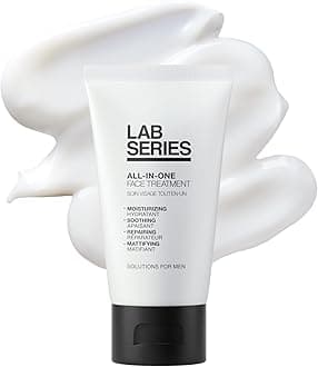 Men's All-In-One Face Treatment - Face Moisturizer for Fine Lines & Wrinkles - Facial Lotion Skin Care for Men - With Hyaluronic Acid