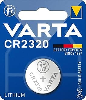 VARTA Batteries Electronics CR2320 Lithium button cell 3V battery 1-pack, Button cells in original blister pack of 1