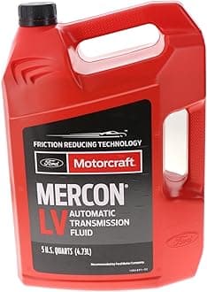 Ford MERCON LV Automatic Transmission Fluid - XT-10-5Q3LV - 5 Quart Jug (for Select Models and Years of Ford, Lincoln, and Mercury Vehicles)
