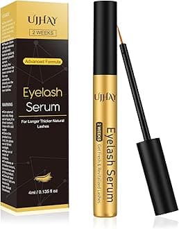 Eyelash Growth Serum for Thicker, Longer, Natural Lashes without Prostaglandin – Grow Luscious, Natural Lashes with Advanced Enhancer | Vegan & Cruelty-Free Treatment