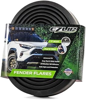 EZ Flares - Universal Offroad Flexible Foam Rubber Fender Flares 1-inch Extension