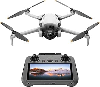 DJI Drone, Mini 4 Pro, DJI RC-2 Remote Controller Included, 4K Video Recording, Foldable Mini Drone with Camera, Lightweight, Less Than 8.8 oz (249 g), Max Flight Time: 34 Minutes, Max Video