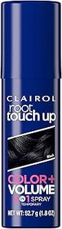 Root Touch-Up Color + Volume 2-in-1 Temporary Spray, Black Hair Color, Pack of 1