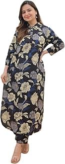 GRECIILOOKS Kurta Sets for Women | Kurta Sets | Co-Ord Set for Women Ethnic | Women's Rayon Viscose Straight Printed Kurta with Pant