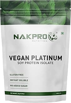 100% Soy Protein Isolate, Vanilla - 1kg | 25.3g Protein |Plant Based Protein Powder |All Essential Amino Acids for Support and Recovery