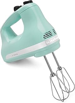 KitchenAid 5 Ultra Power Speed Hand Mixer - KHM512, Ice Blue