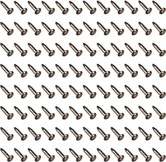 Teeny Tiny Wooden Nails 1/4inch for DIY Craft Projects, Antique Drawer Repairing, Mini Boxes Decorative Accessories[Set of 200pcs] (1×6mm/0.04×0.23inch, Bronze)
