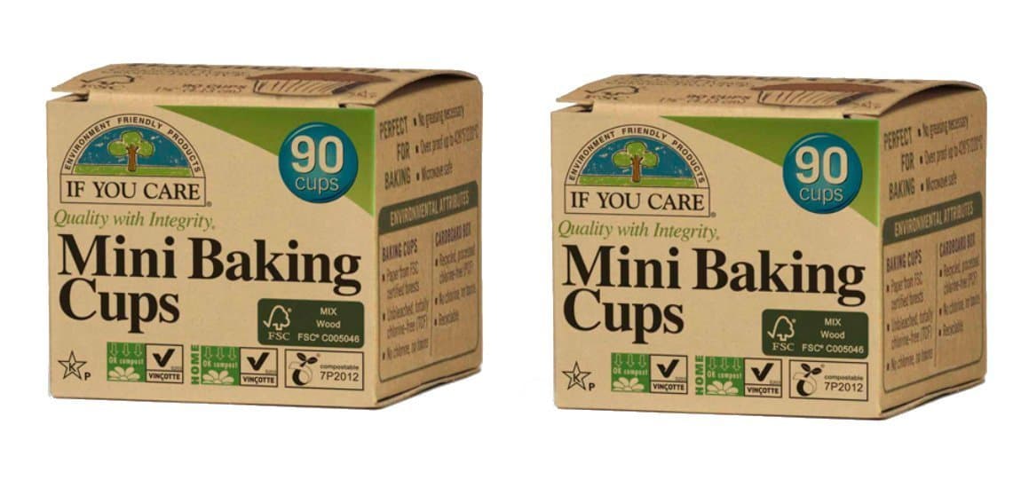 J25018 mini baking cups, Brown 2 pack