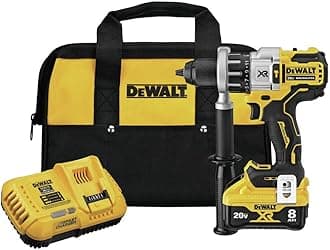 DEWALTDCD998W1 20V MAX XR 1/2 in. Brushless Hammer Drill/Driver With POWER DETECT Tool Technology Kit