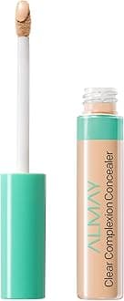 Clear Complexion Acne & Blemish Spot Treatment Concealer Makeup with Salicylic Acid- Lightweight, Full Coverage, Hypoallergenic, Fragrance-Free, for Sensitive Skin, 100 Light, 0.3 fl oz.