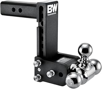 B&W Trailer Hitches B&W TS10049B Tow and Stow Magnum Receiver Hitch Ball Mount