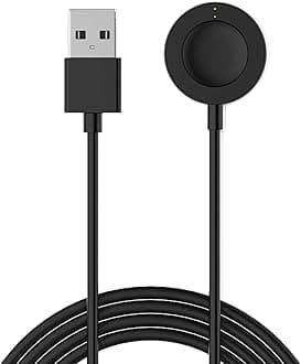Compatible with Citizen CZ Smart Watch Charger, 3.3ft Rapid Charging Cable Magnetic Charger Dock for Citizen CZ Smartwatch (Black)