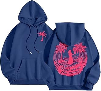 Pink Puff Graphic Hoodies for Teen Girls Kids Womens Cute Letter Print Casual Preppy Sweatshirts Oversized Long Sleeve Y2K Streetwear Tops Pullover