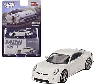 Diecast Collectibles Model Car Compatible with Mini GT 1:64 Porsche 911 (992) GT3 Touring Crayon Limited Edition MGT00675