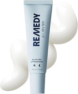 Dry Lips Remedy - Moisturising and Healing Lip Balm with Ceramides, Peptides and Dimethicone. Repairs Dry and Cracked Lips. By Dermatologist Dr. Shah