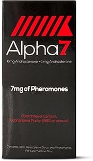 Alpha 7 Unscented - Pheromone Cologne for Men with Pure Pheromones - High Concentration Blend to Attract Women - Top Selling Perfume Oil Designed to Complement Your Scent ((10 ml))