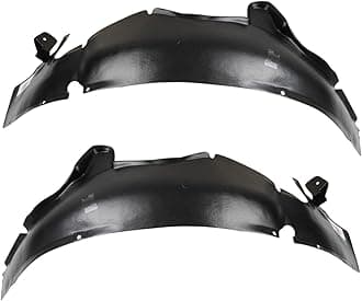 TRQ Front Inner Fender Liner Set Compatible with 2006-2007 Chevrolet Monte Carlo GM1250126 GM1251126