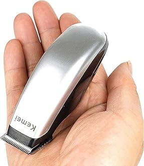 KEMEI Men's Hair Clippers Trimmer Groomer Cordless Self-Haircut Kit Styling Shears With Stainless Steel