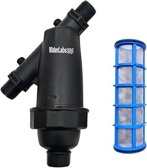 WaterLabs WL0620 Water Tank Filter 3/4" | 130 Micron SS 304 Stainless Steel Mesh | Sediment Filter for Overhead Tank, Borewell & Municipal Water | UV Stabilized Body | 4500 LPH Flow | 1 Year Warranty