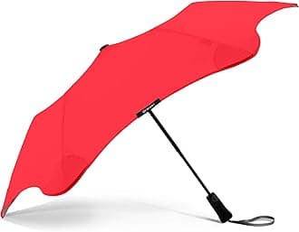 BLUNTBLUNT Metro Travel Umbrella – 39" Windproof Umbrella, Compact Umbrella for Wind and Rain, Portable, Heavy Duty, UV Protection - Red