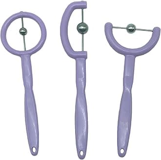 3pcs Kids Tongue Tip Lateralization Elevation Tools Tongue Tip Exercise Set Oral Muscle Training Tool Autism Speech Therapy Tools (Purple)