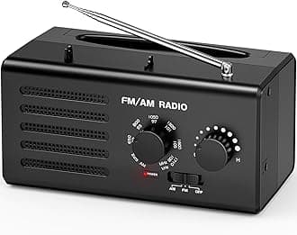 AM FM Radio Portable,Goodes Transistor Radio Plug in Wall Battery Powered with Best Reception, Loud Speaker, Excellent Sound, Small Radios for Home Outdoor Office Desk Use/Decor, Gift for Elders