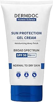 UVA & UVB Broad Spectrum Sunscreen With SPF 50 & PA+++ For All Skin Types | 50 g Cream | No White Cast | Water & Sweat Resistant | No Parabens & Sulphates