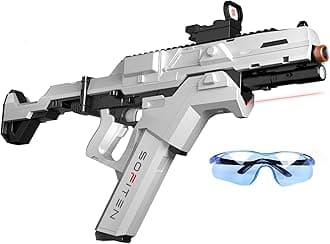 Fully Automatic Gel Ball Blaster Gun High Speed 180+ FPS Electric Gel Gun for Outdoor Shooting Game Summer Gifts Ages 14 & Up