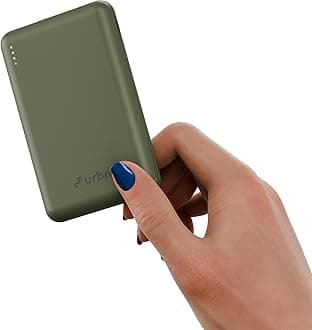 URBN 10000 mAh Nano Slim Power Bank | 22.5W Fast Charging | Type C PD (Input& Output) | Made in India | Two Way Fast Charge | for iPhone, Android & More (Camo)