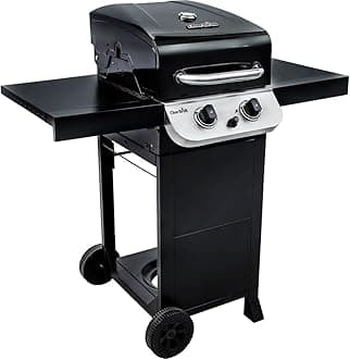 Char-Broil Gas BBQ Convective 210 B - 2-burner Barbecue with Cast Iron Grates, Stainless Steel Burners - Ideal for Outdoor Cooking, Garden, Balcony and Patio