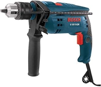 Bosch 1191VSRK-RT 120V 1/2-Inch Single Speed Hammer Drill (Renewed)