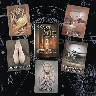 AYME Past Life Oracle Tarot Card Game Deck, Mind Info Oracle Cards, Oracle Cards For Beginners, Answers To Guiding You Through Life And Career Questions For Adults (Style 32)