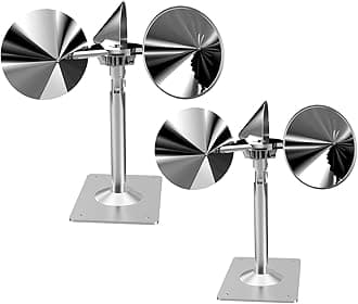 2 Pack Bird Reflectors Spinning Wind Powered，Bird Scare Reflective Device Keep Bird Pigeon Woodpeckers and Sparrows Away for Outdoor Patio, Yard, Garden, Rooftop and Vegetable Gardens